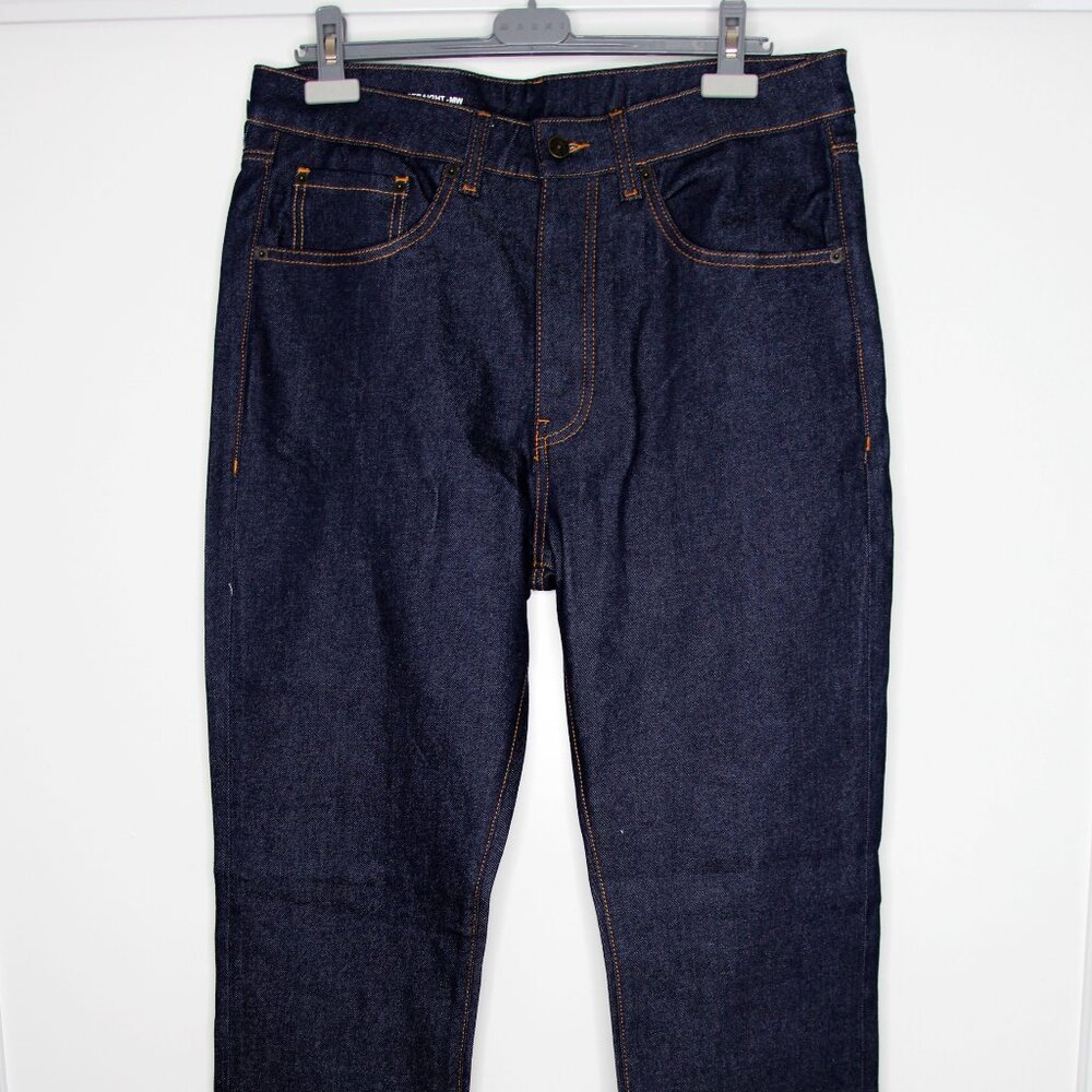 BNWT SS21 SIX WEEK RESIDENCY TOPSTITCHED RAW JEANS 36